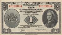 p111a from Netherlands Indies: 1 Gulden from 1943